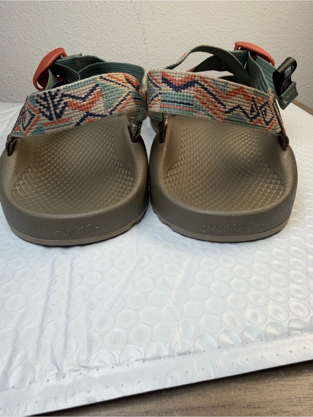 Chaco Z/1 Classic Wide Women’s 10W Trail Hiking Sandals Green Multicolor EU 41 - Picture 3 of 5